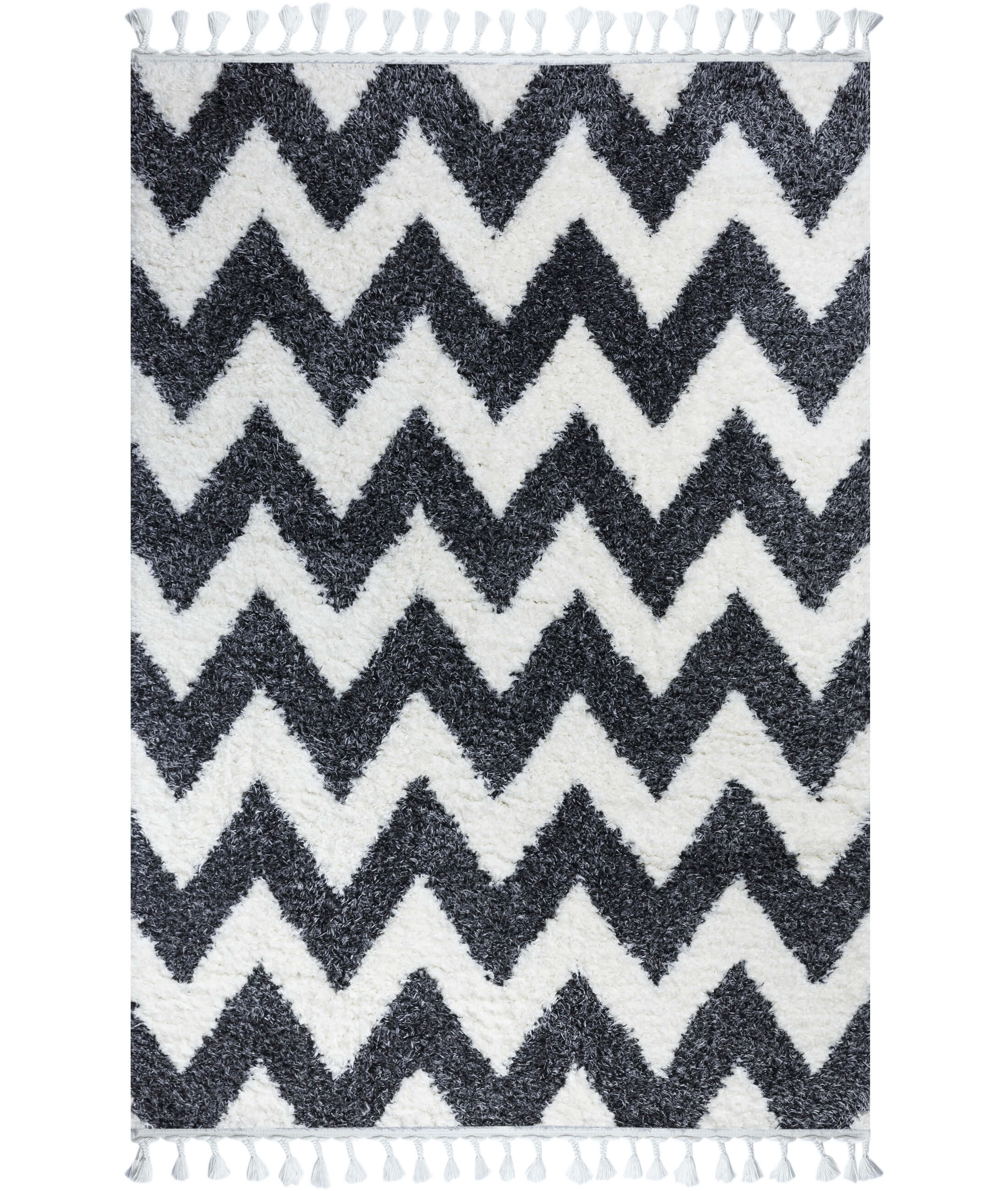 Marakesh White Anthracite Carpet 4545A